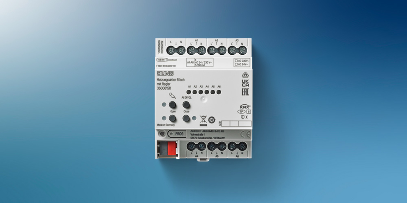 KNX Heizungsaktor 6-fach bei Elektro Kienhöfer GmbH in Staig – Steinberg